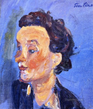  Chaim Lienzo - Chica inglesa de azul 1937 Chaim Soutine